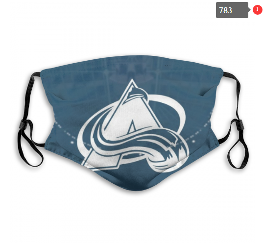 NHL Colorado Avalanche #4 Dust mask with filter->nhl dust mask->Sports Accessory
